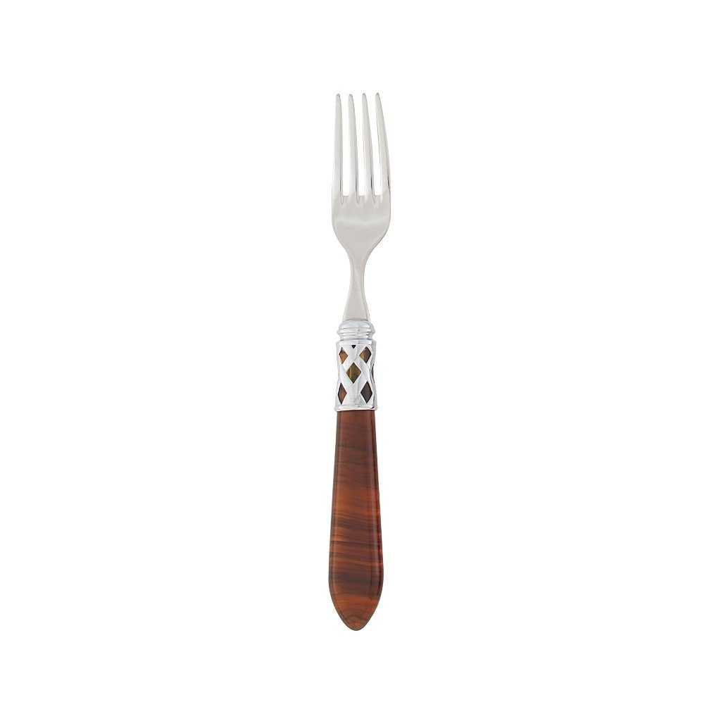Vietri Aladdin Salad Fork with Brilliant Shiny Chrome Finish