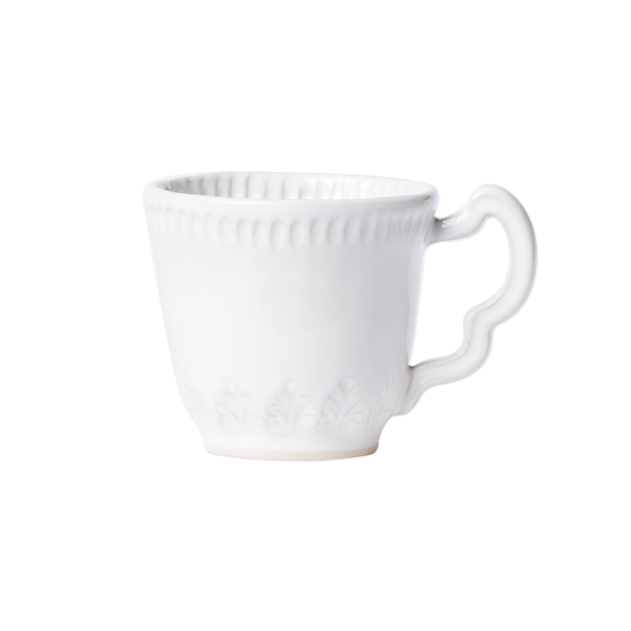 Handmade Italian Stone Leaf Mug by Vietri Incanto, 10 oz