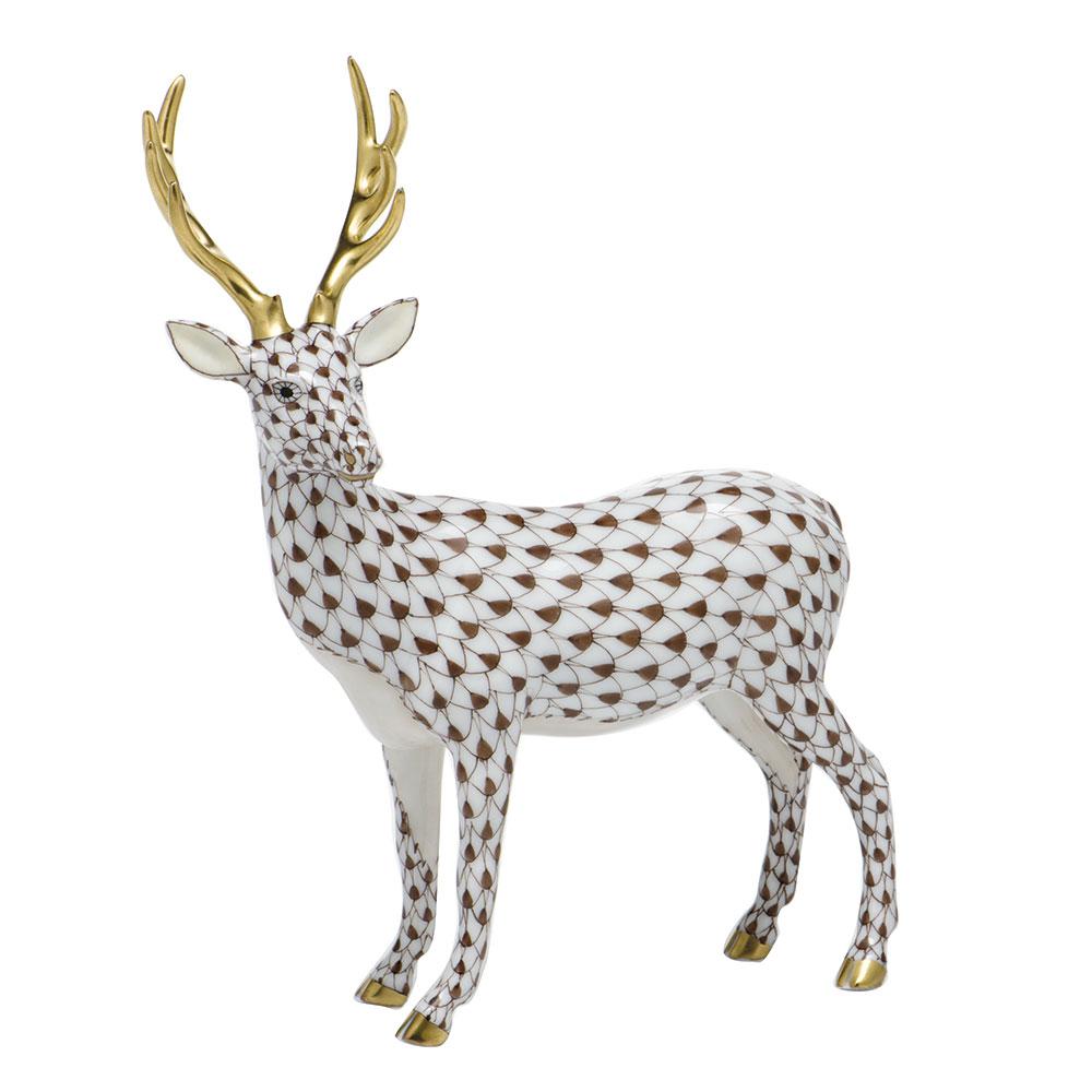 Herend Deer Figurine