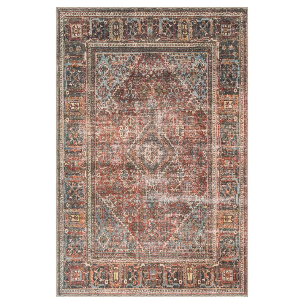 Loloi Loren LQ 13 Area Rug in Brick Midnight Shade - A Stylish and Affordable Floor Covering