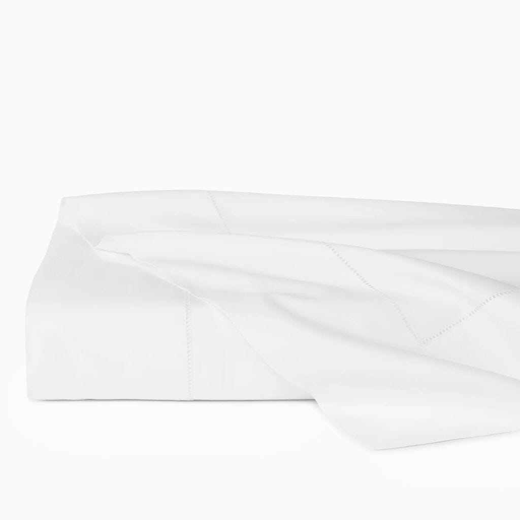 Sferra Celeste Twin-Sized Flat Bed Sheet Measuring 74 Inches by 114 Inches