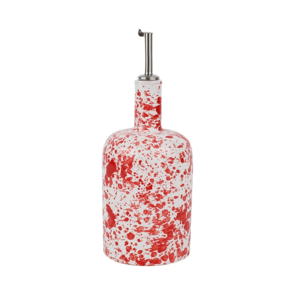 Vietri Amalfitana Colorful Splatter Design Olive Oil Bottle
