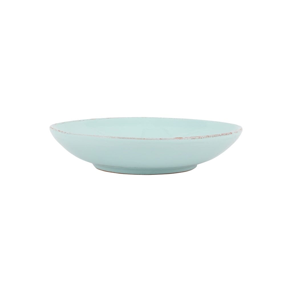 Vietri Cucina Fresca Hand - painted Pasta Bowl in Crema or Turquoise
