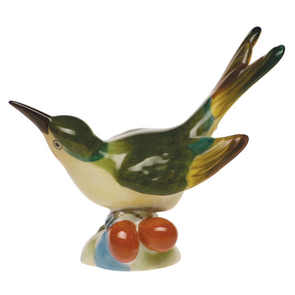 Exquisite Handmade Herend Colibri Porcelain Figurine