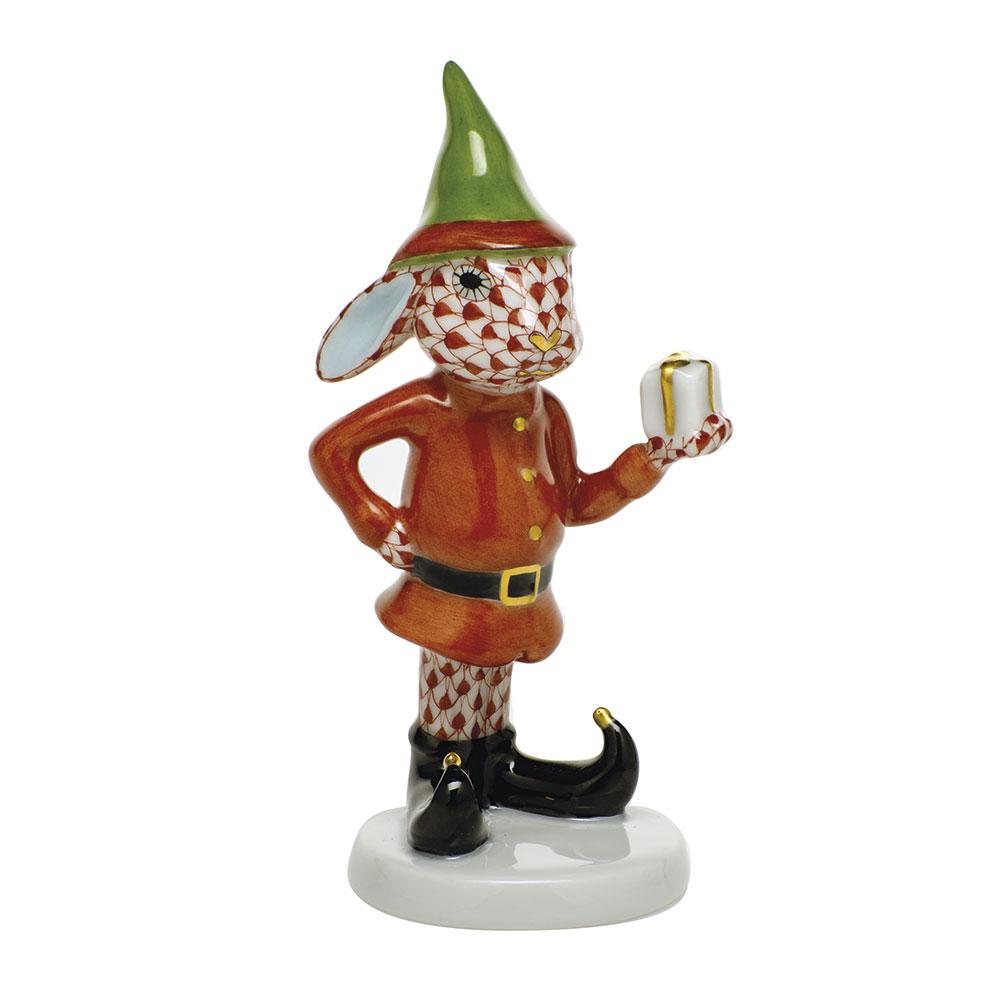 Exquisite Hand - painted Herend Elf Bunny Porcelain Figurine