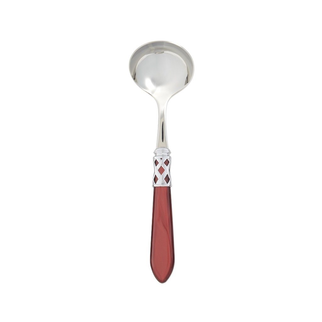 Vietri Aladdin Sauce Ladle with Brilliant Chrome Finish