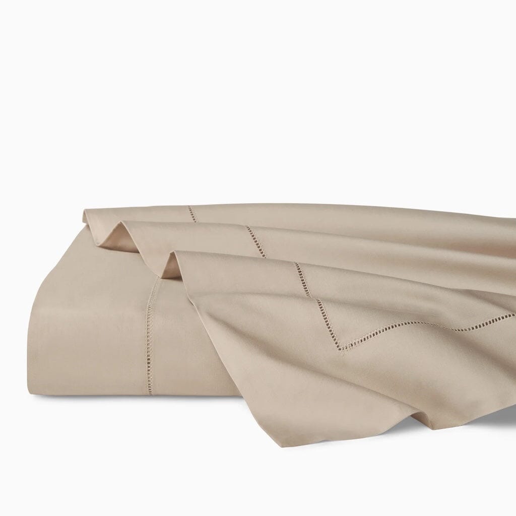 Sferra Celeste Twin-Sized Flat Bed Sheet Measuring 74 Inches by 114 Inches