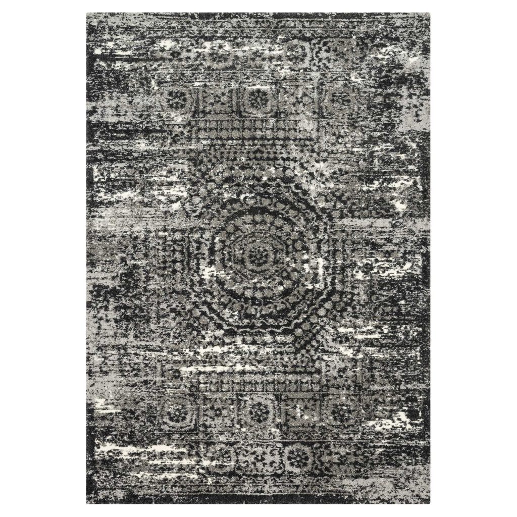 Loloi Viera VR 11 Stylish Graphite and Black Polypropylene Area Rug