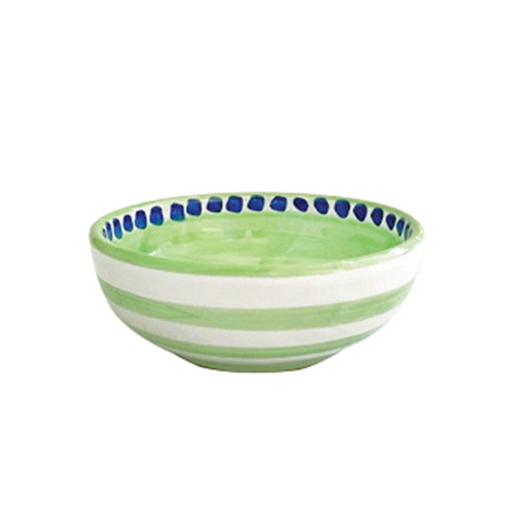 Vietri Campagna Cane Decorative Hand - painted Olive Oil Serving Bowl