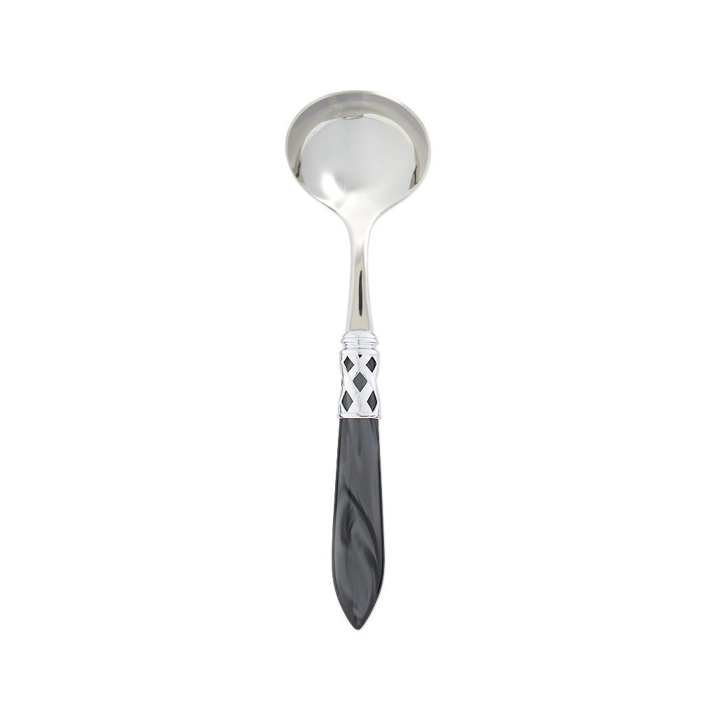 Vietri Aladdin Sauce Ladle with Brilliant Chrome Finish
