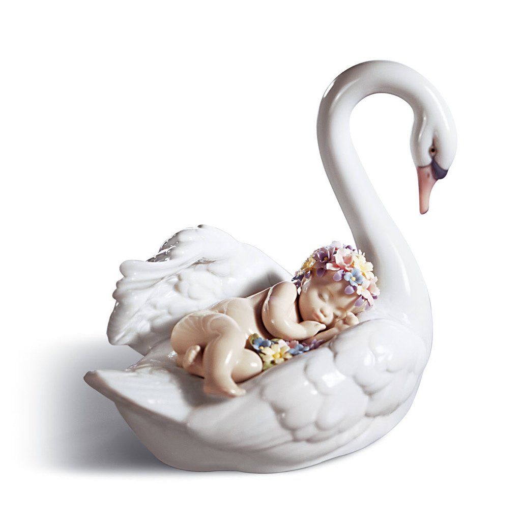 Exquisite Lladro Handmade Porcelain Dreamland Drifting Figurine