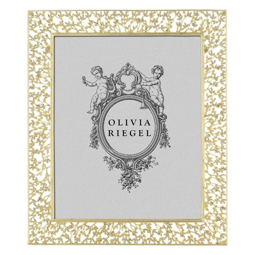 Luxurious Olivia Riegel Gold Isadora 8 x 10 Picture Frame for Displaying Precious Memories