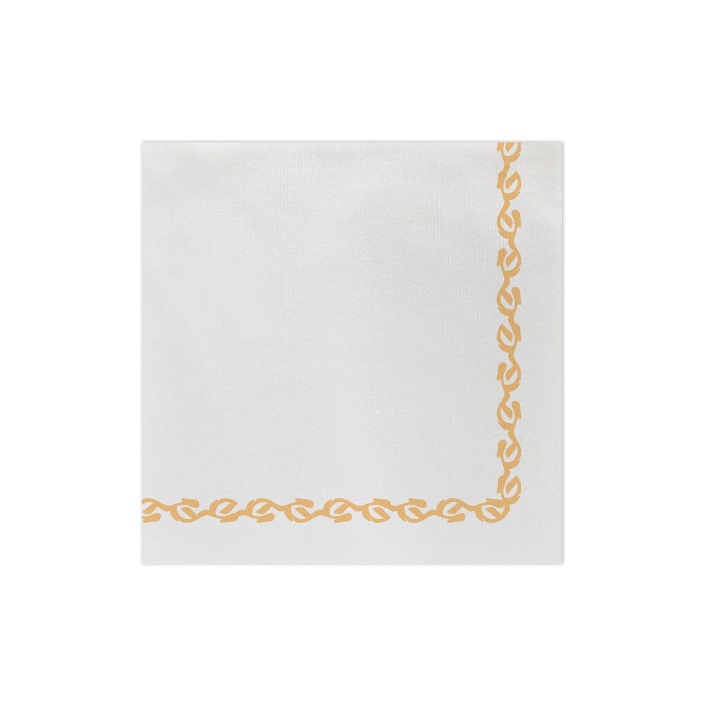 Vietri Florentine Yellow Disposable Papersoft Dinner Napkins for Entertaining and Everyday Use