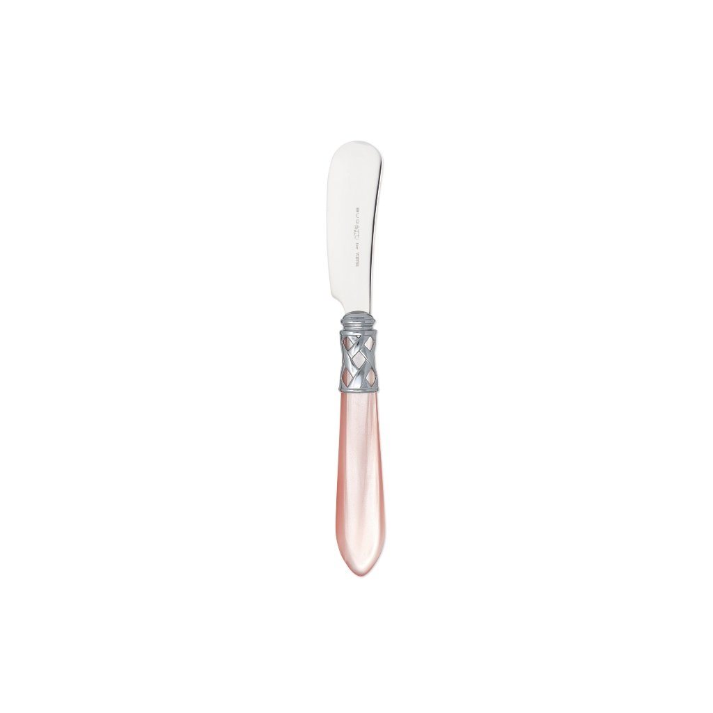 Vietri Aladdin Brilliant Small Stainless Steel Food Spreader for a Sophisticated Dining Experience