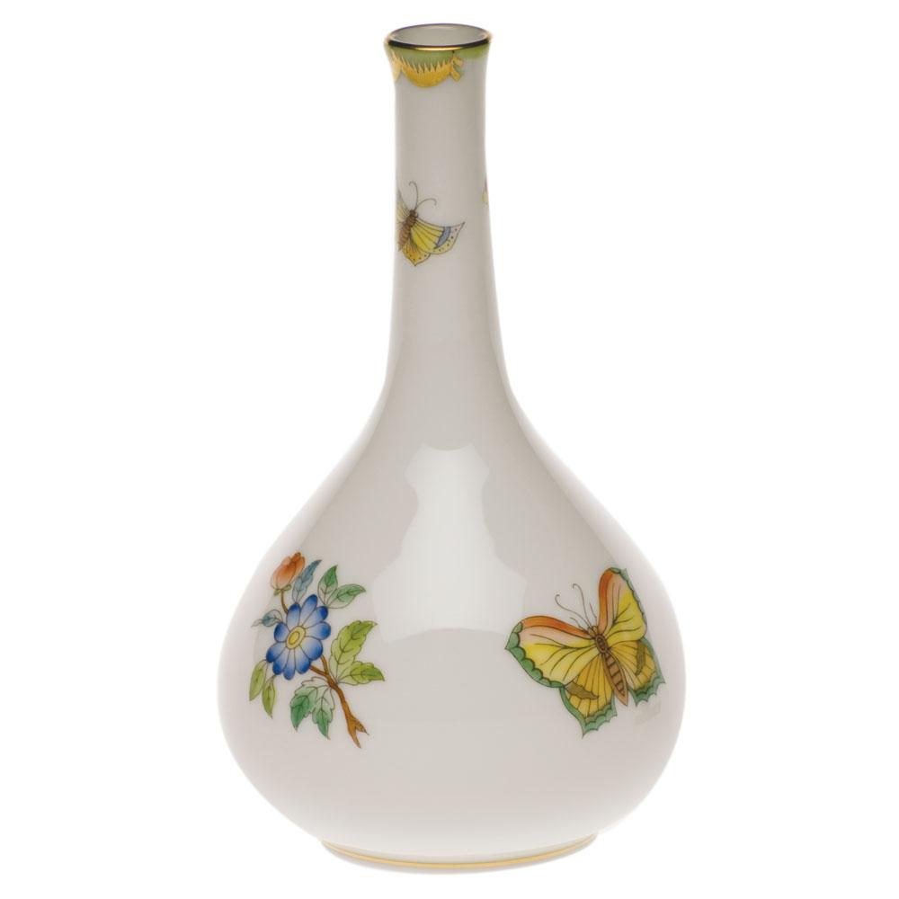Medium-Sized Handmade Herend Bud Vase with Signature Design