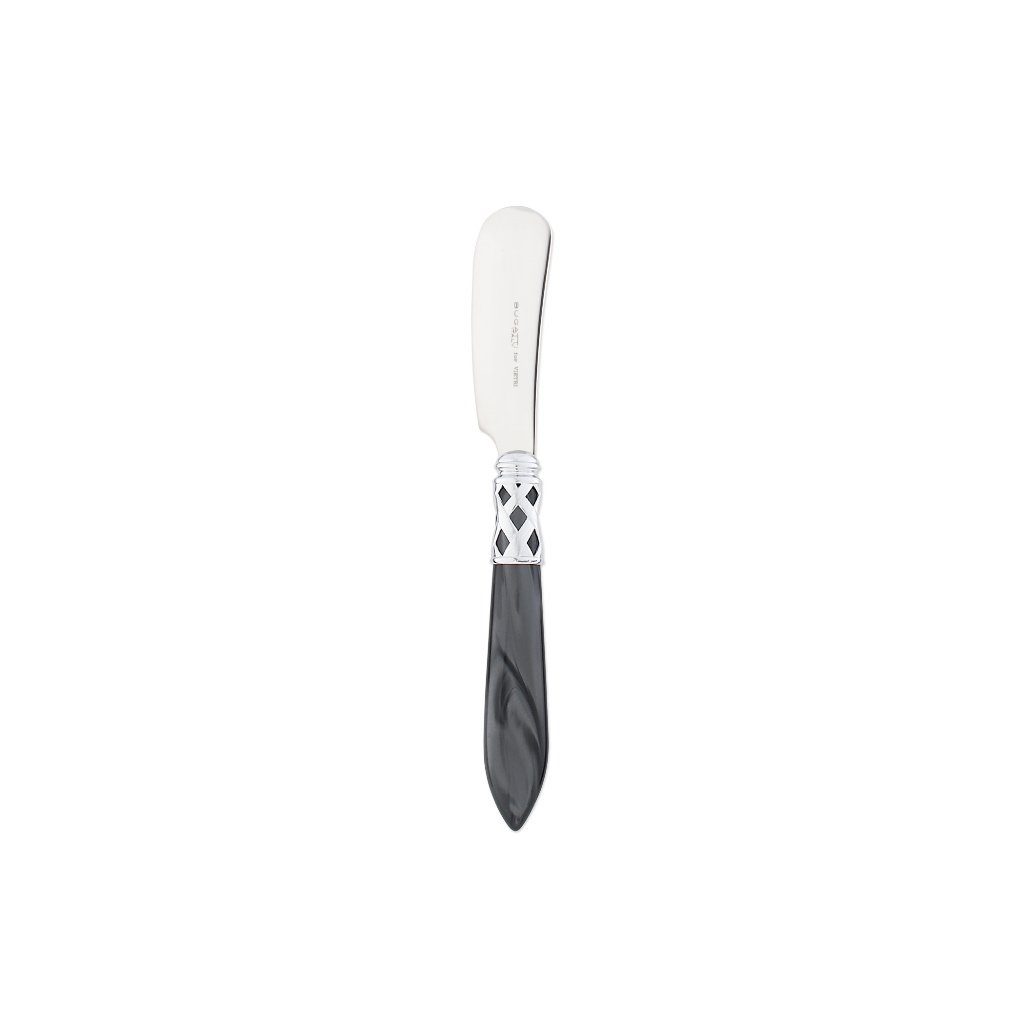 Vietri Aladdin Brilliant Small Stainless Steel Food Spreader for a Sophisticated Dining Experience