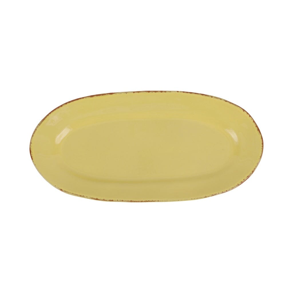 Vietri Cucina Fresca Collection Narrow Oval Dinner Platter