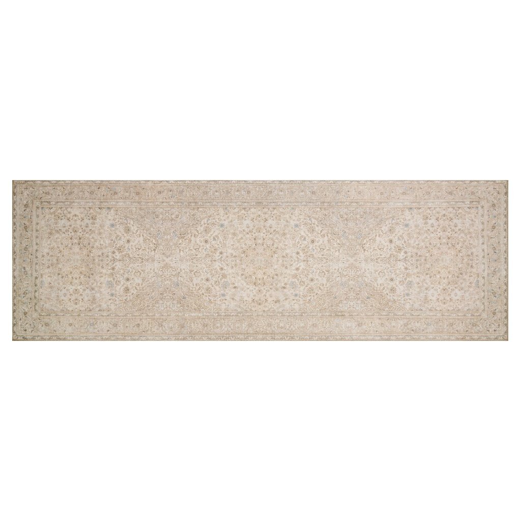 Loloi Loren Sand Taupe Power - Loomed Polyester Area Rug for Indoor Decoration, Model LQ 03