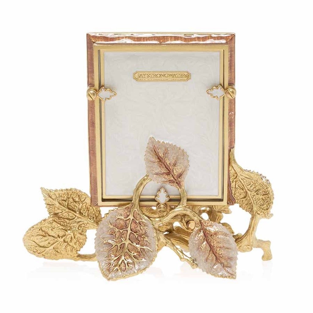 Jay Strongwater Colbie Hydrangea 3 x 4 Picture Frame - Ideal for Boudoir Decor