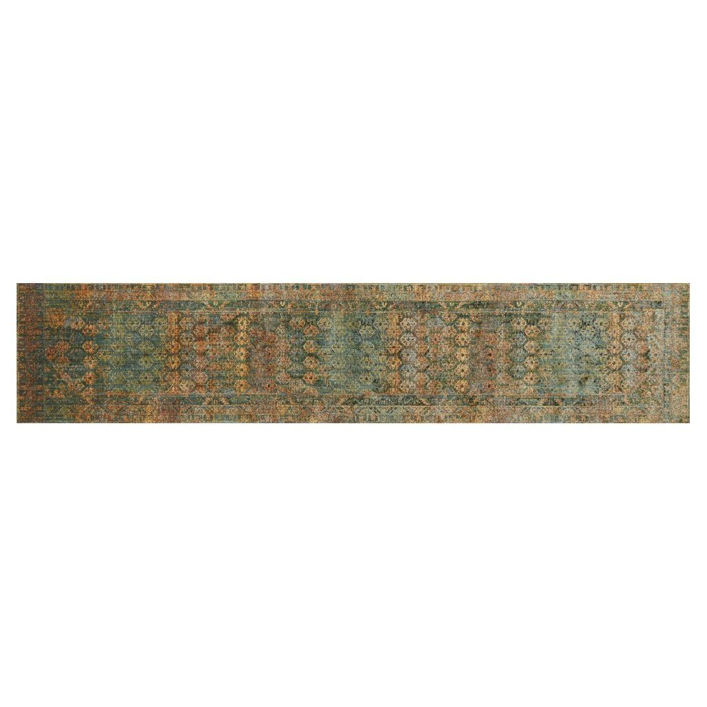 Loloi Javari JV 03 Area Rug in Stunning Lagoon Fiesta Color