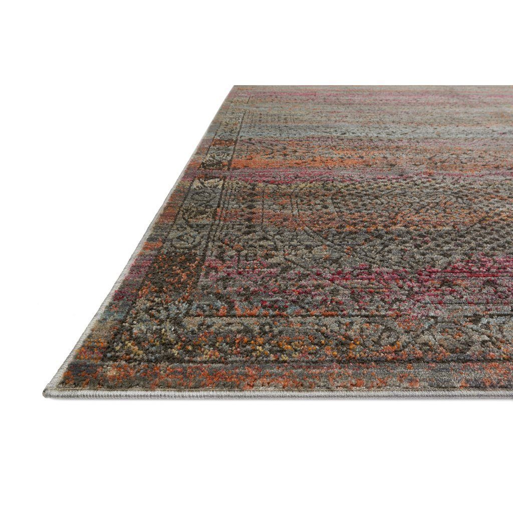 Loloi Javari JV 02 Durable Charcoal Sunset Power - Loomed Area Rug