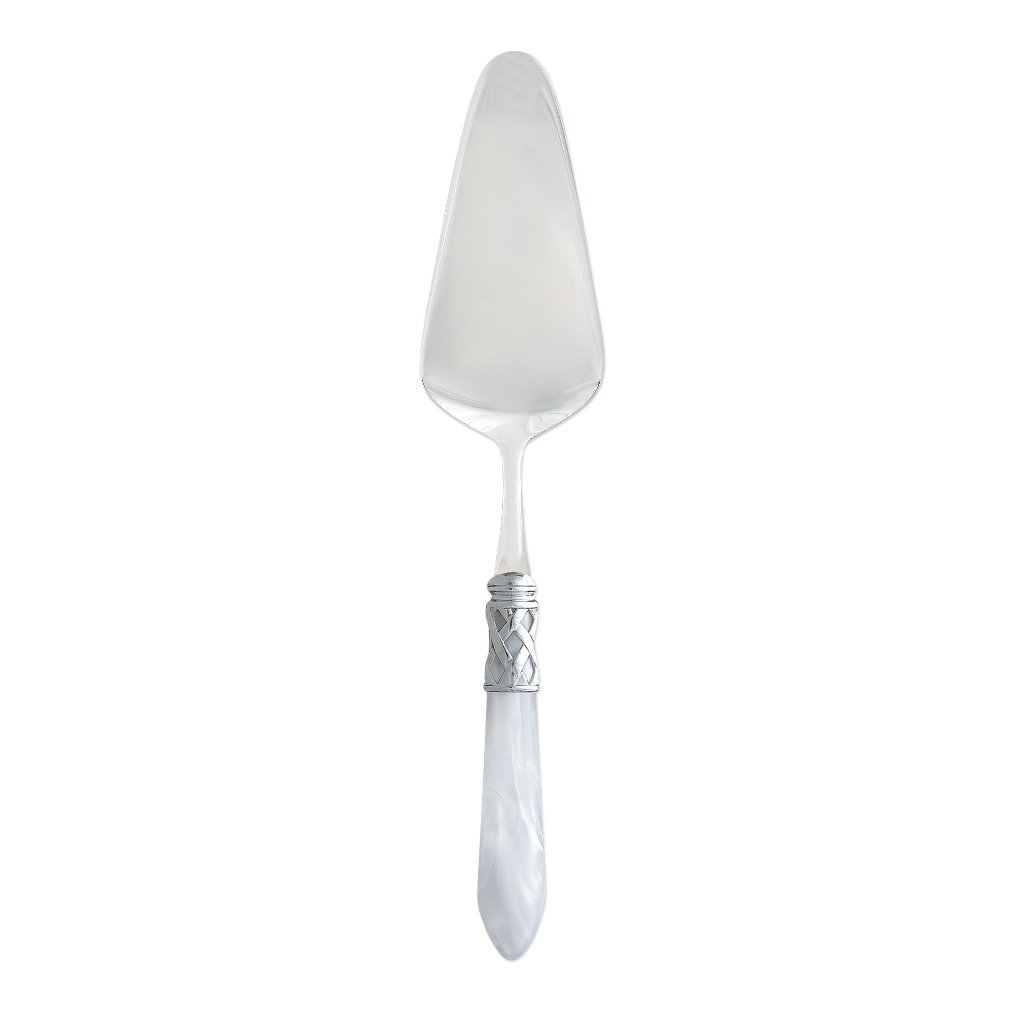 Vietri Aladdin Pastry Server with Brilliant Chrome - Finished Stainless - Steel Dessert Serving Tool
