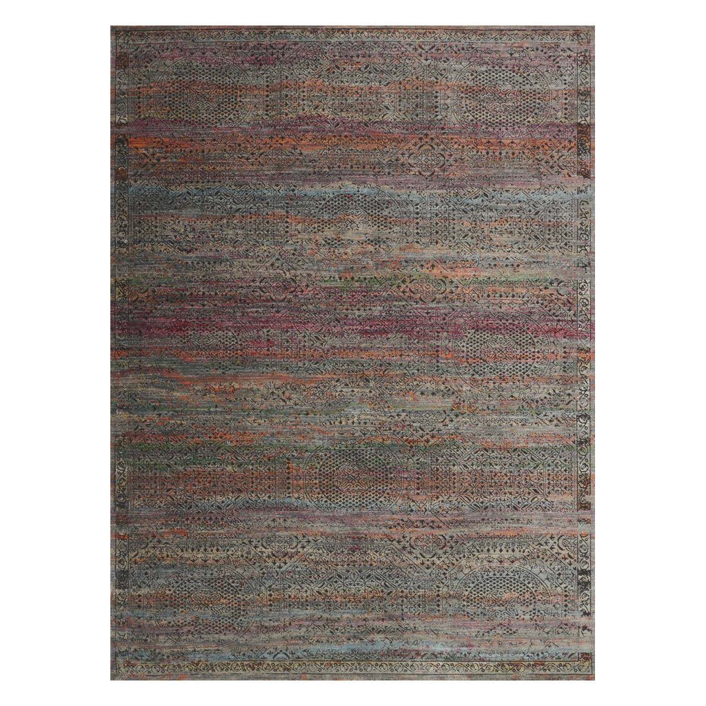 Loloi Javari JV 02 Durable Charcoal Sunset Power - Loomed Area Rug