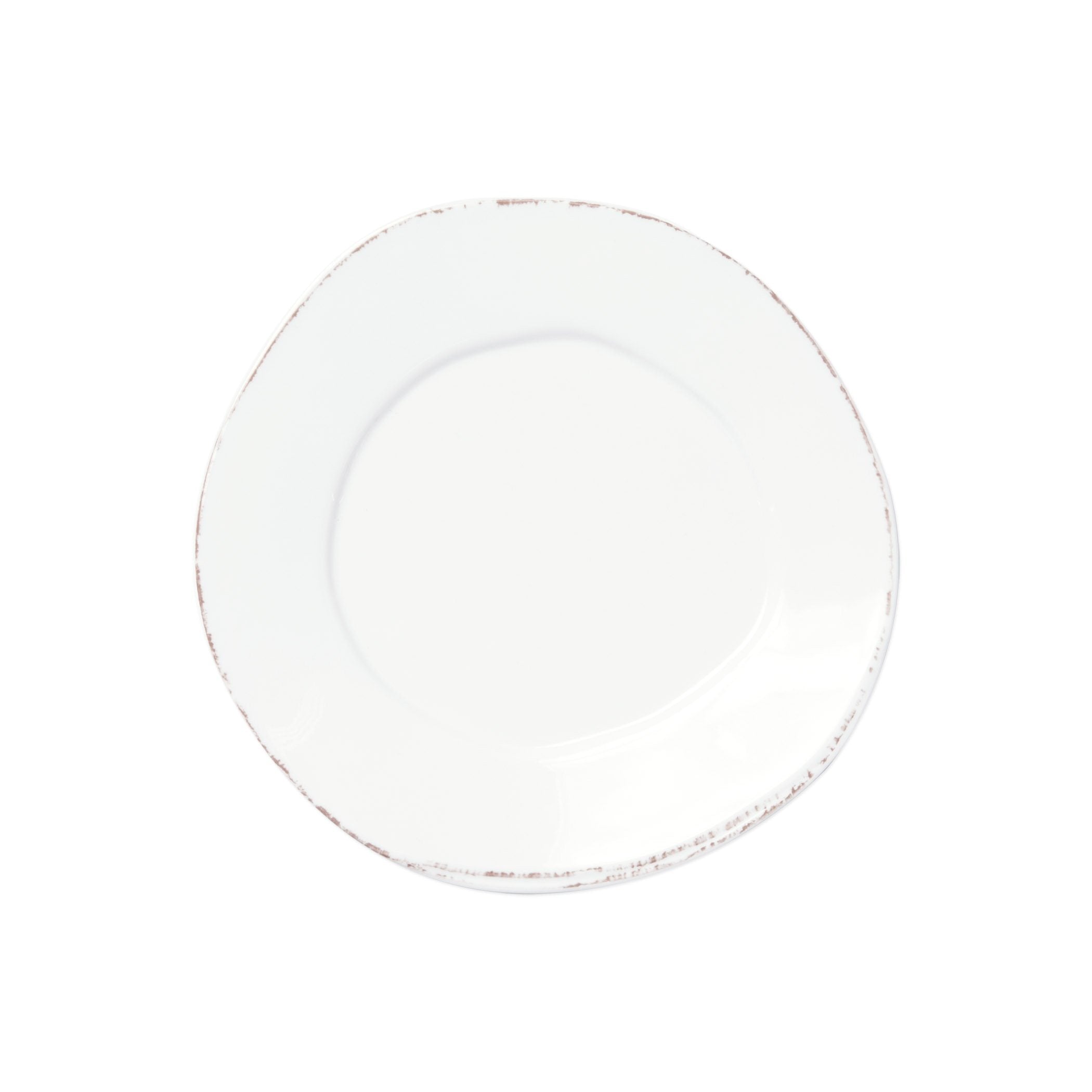 Vietri High - Quality Melamine White Salad Plate for Outdoor and Family Use