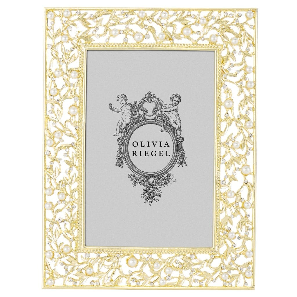 Luxurious Gold Eleanor 4 x 6 Photo Frame by Olivia Riegel