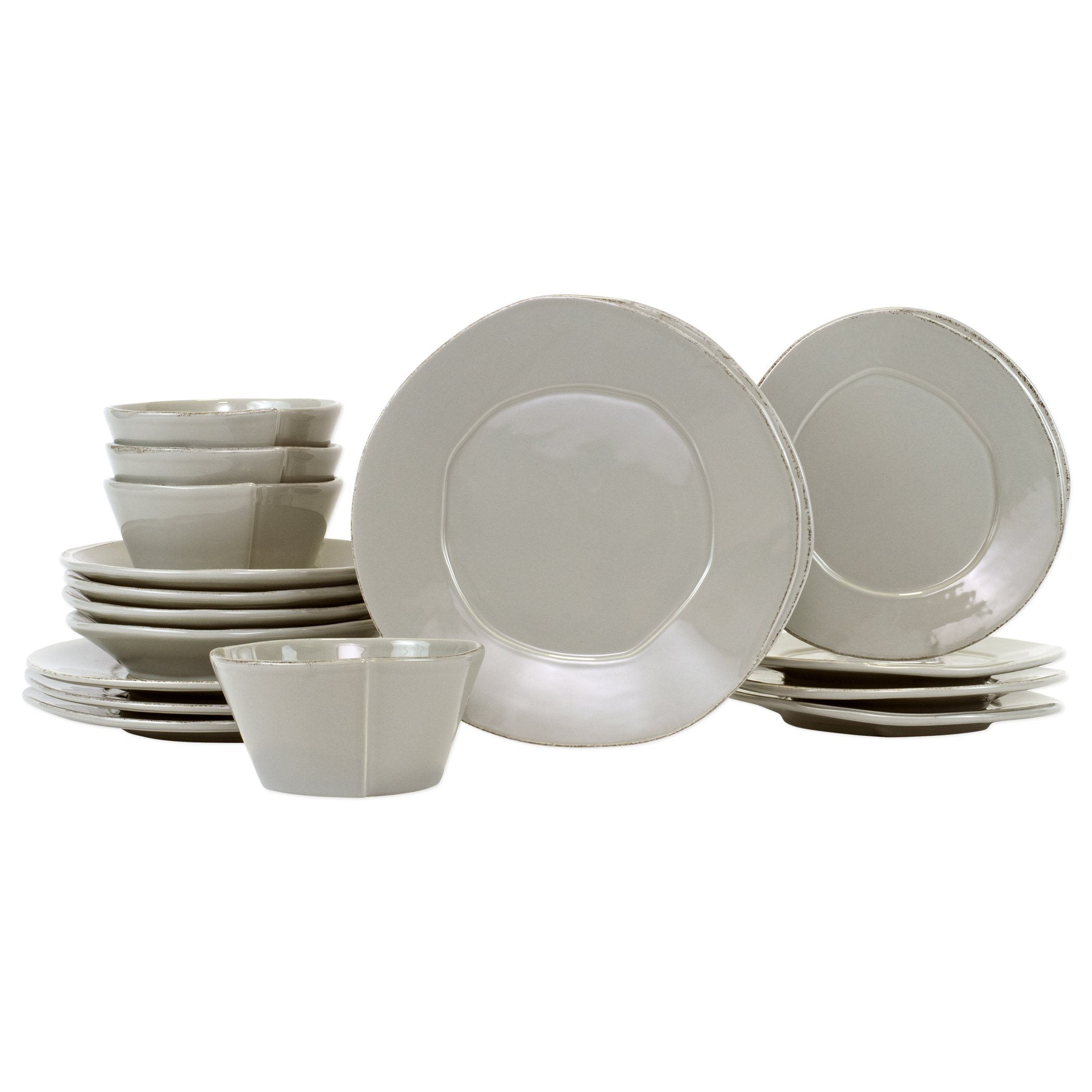 Vietri Handmade Sixteen - Piece Italian Stoneware Place Setting