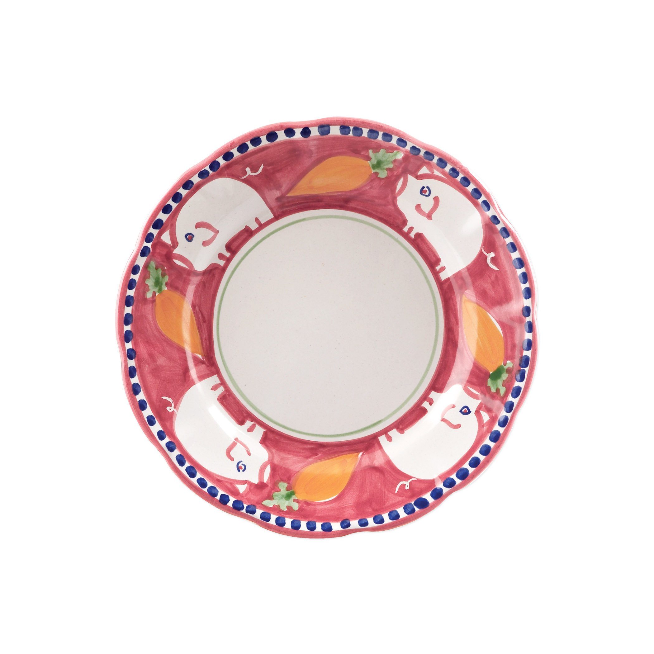 Vietri Campagna Porco Hand - painted Salad Plate with Hand - crafted Italian Design