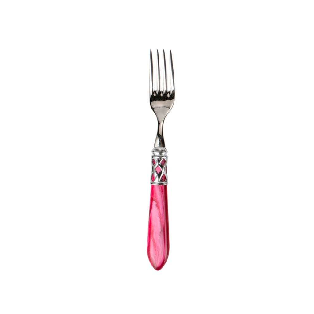 Vietri Aladdin Salad Fork with Brilliant Shiny Chrome Finish