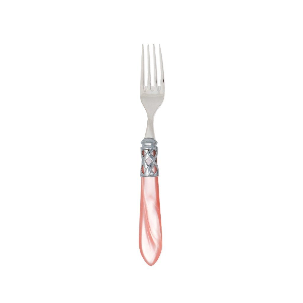 Vietri Aladdin Salad Fork with Brilliant Shiny Chrome Finish