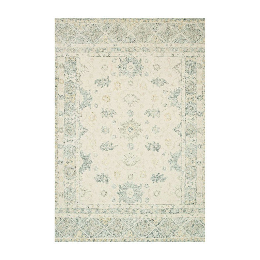 Loloi Norabel NOR 01 Area Rug in Beautiful Ivory and Slate Colors