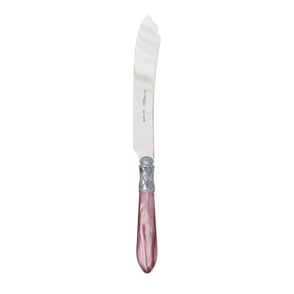 Vietri Aladdin's Stunning Chrome-finish 18/10 Stainless Steel Cake Knife