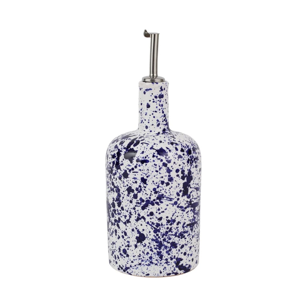 Vietri Amalfitana Colorful Splatter Design Olive Oil Bottle