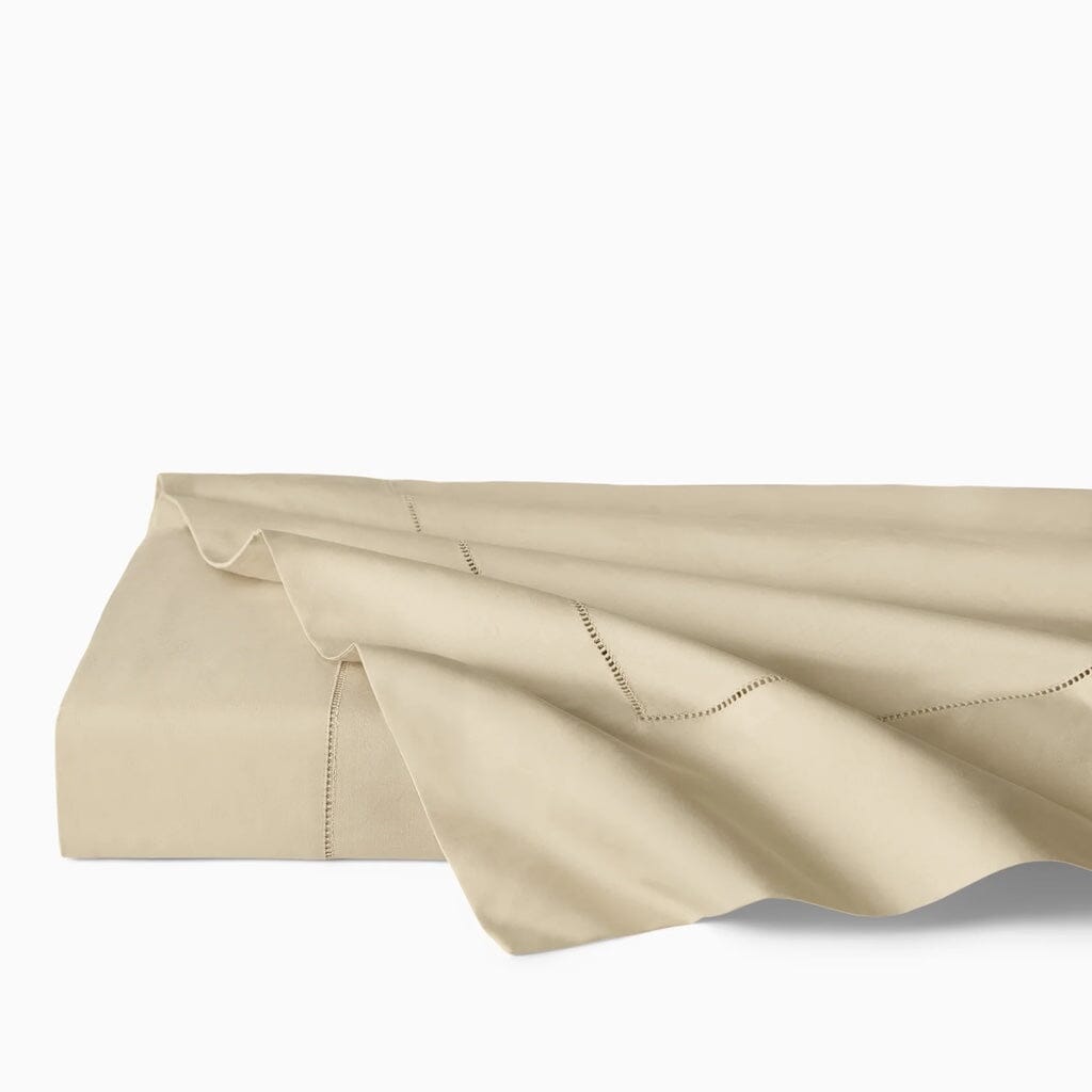 Sferra Celeste Twin-Sized Flat Bed Sheet Measuring 74 Inches by 114 Inches