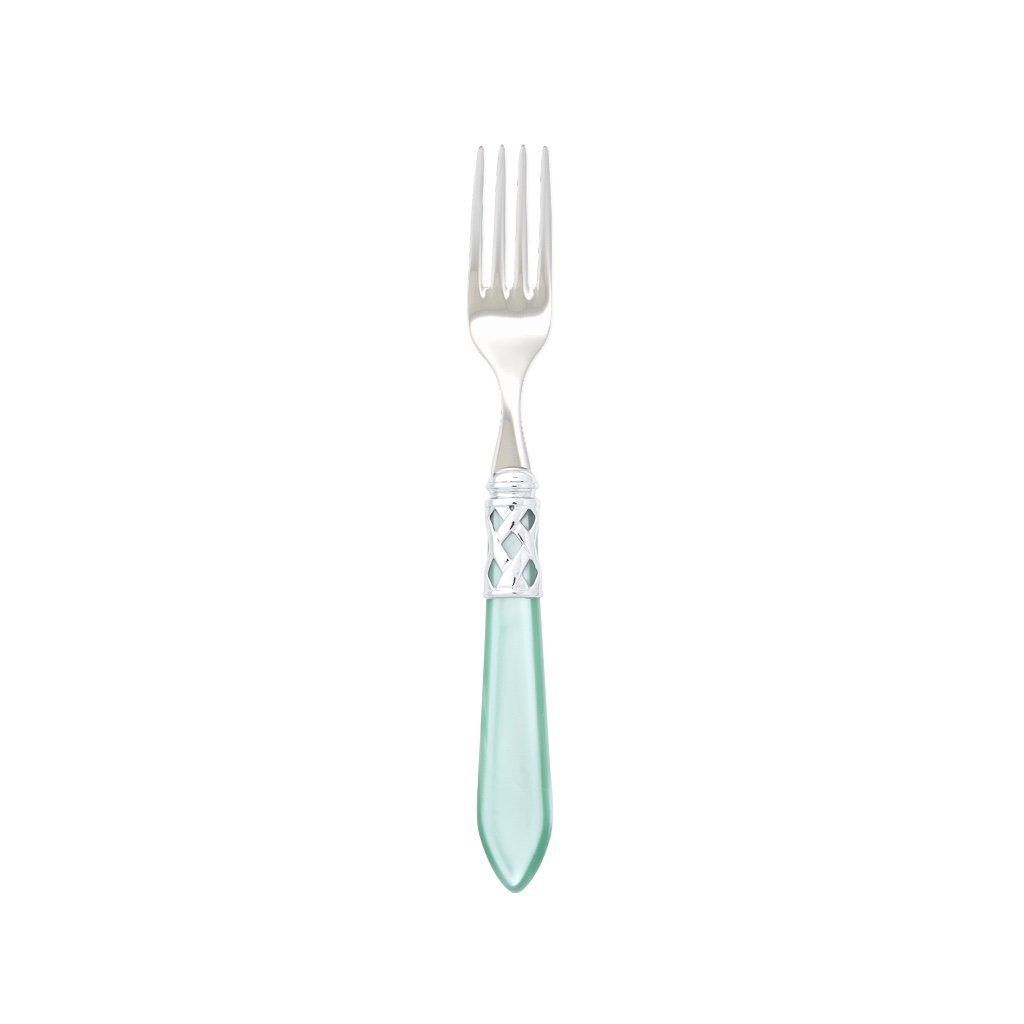Vietri Aladdin Salad Fork with Brilliant Shiny Chrome Finish
