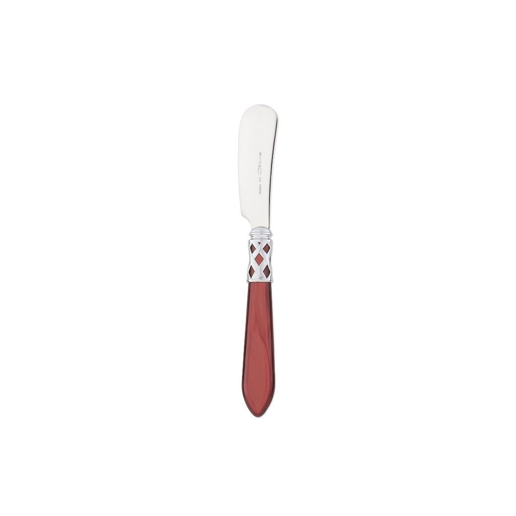 Vietri Aladdin Brilliant Small Stainless Steel Food Spreader for a Sophisticated Dining Experience