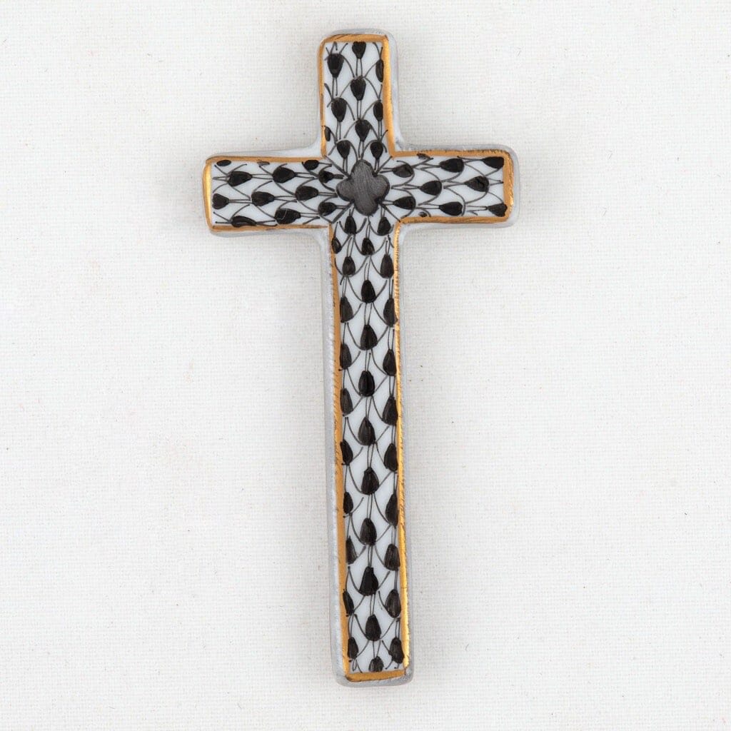 Herend Miniature Porcelain Cross - A Symbolic Faith Gift