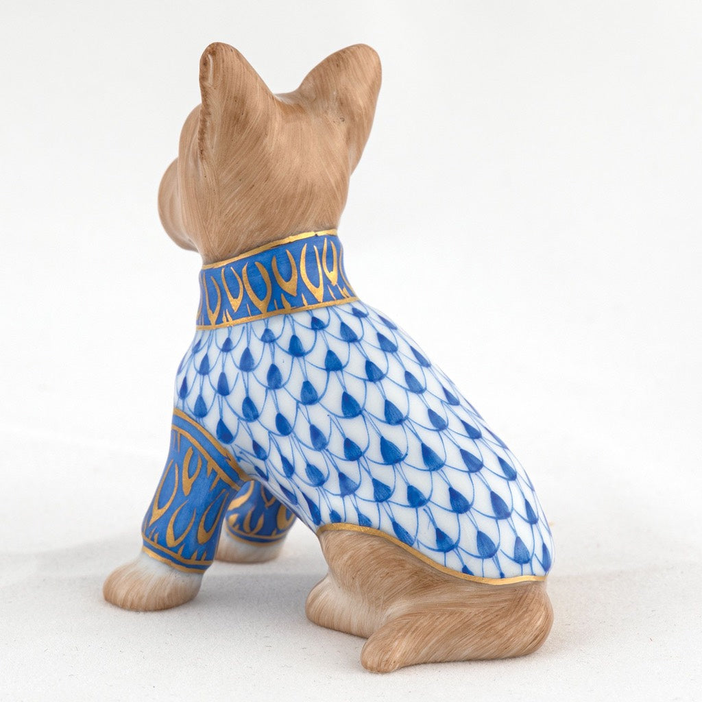 Handmade Herend Porcelain Yorkshire Terrier Figurine, 2022 Edition