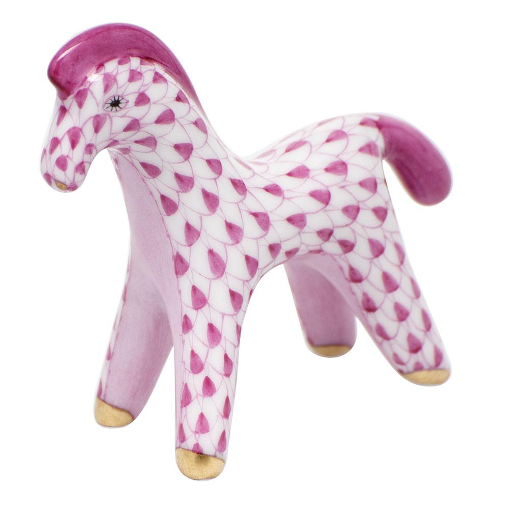 Exquisite Hand - painted Herend Horse Figurine from Hungary