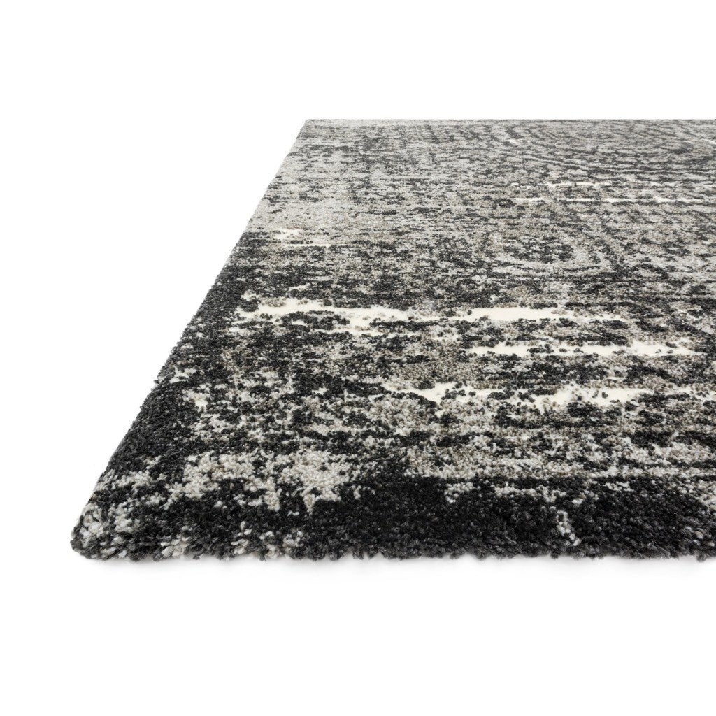 Loloi Viera VR 11 Stylish Graphite and Black Polypropylene Area Rug