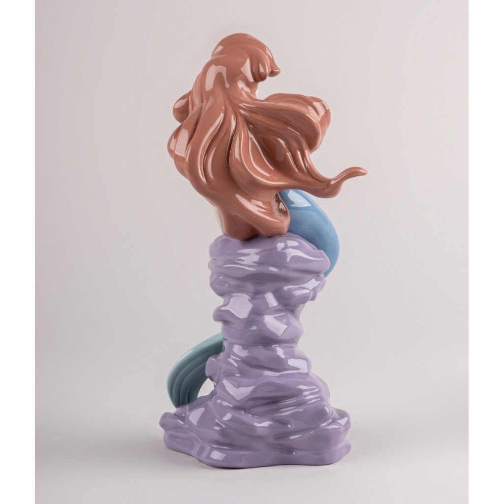 Exquisite Handmade Lladro Porcelain Disney Ariel Figurine from 2021