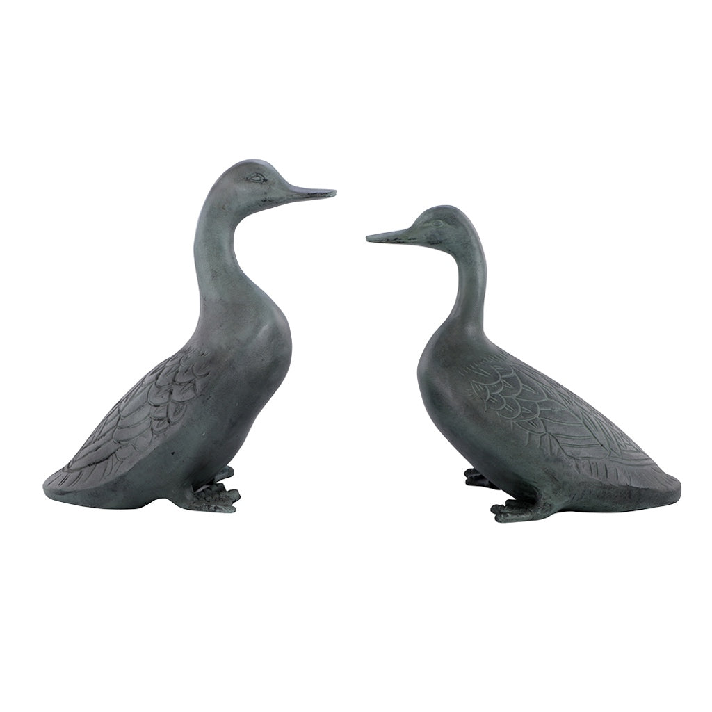SPI Garden Decor Lucky Duckies Sculpture Pair for Patio and Lawn