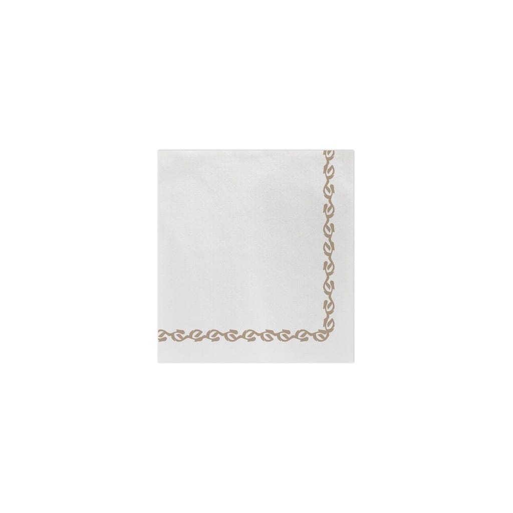 Vietri Florentine Linen-Style Papersoft Disposable Cocktail Napkins