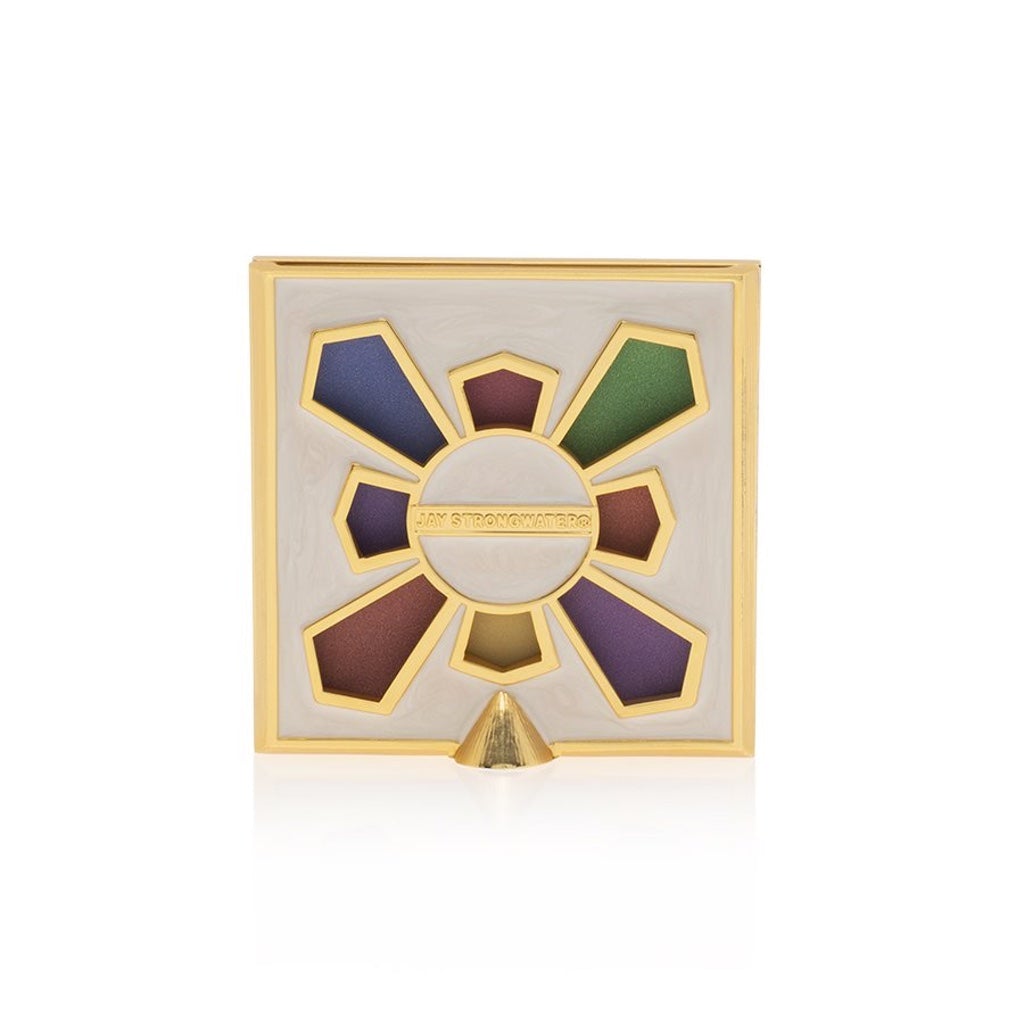 Jay Strongwater Decorative Rainbow - Colored Leland Pave Corner 2 - Square Photo Frame