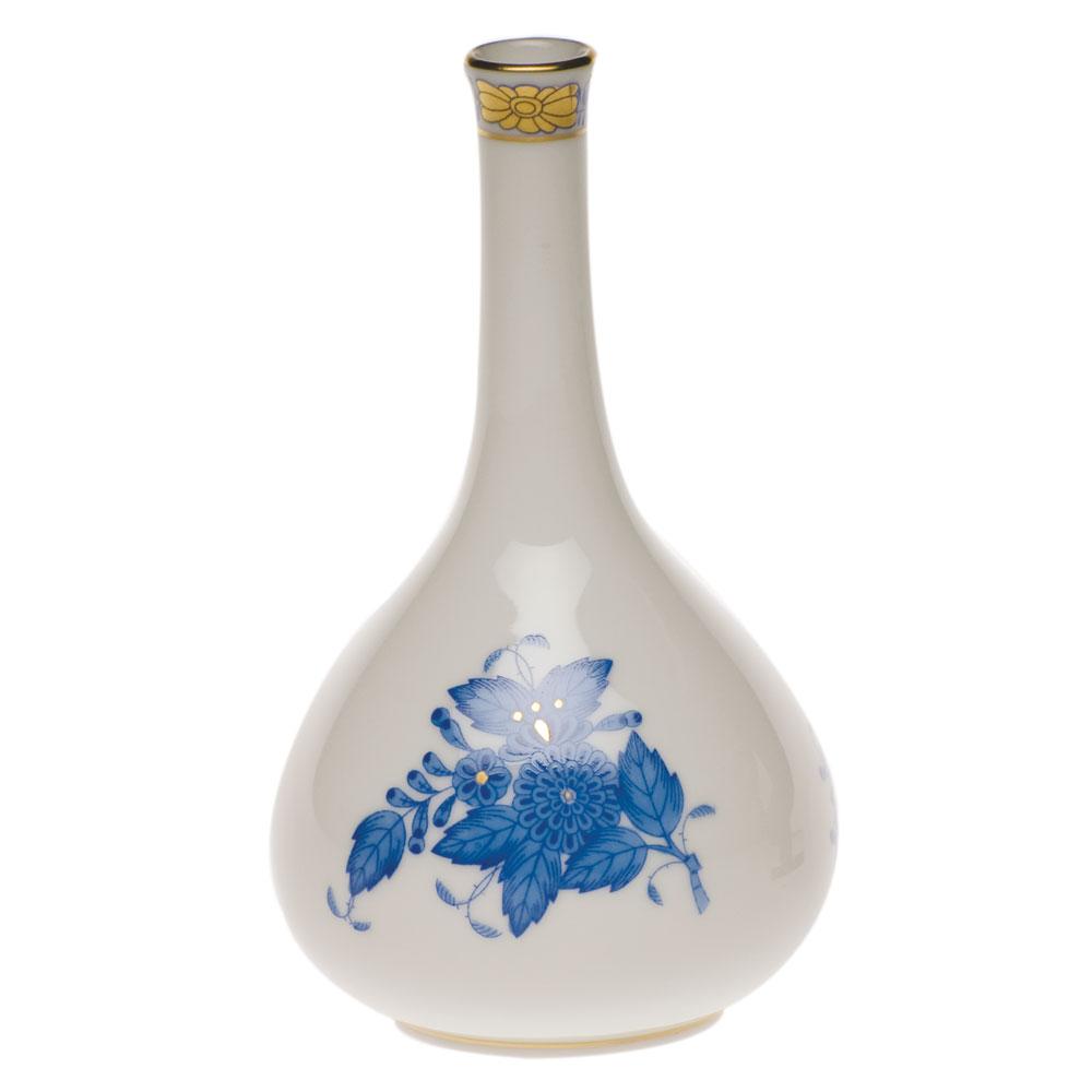 Medium-Sized Handmade Herend Bud Vase with Signature Design