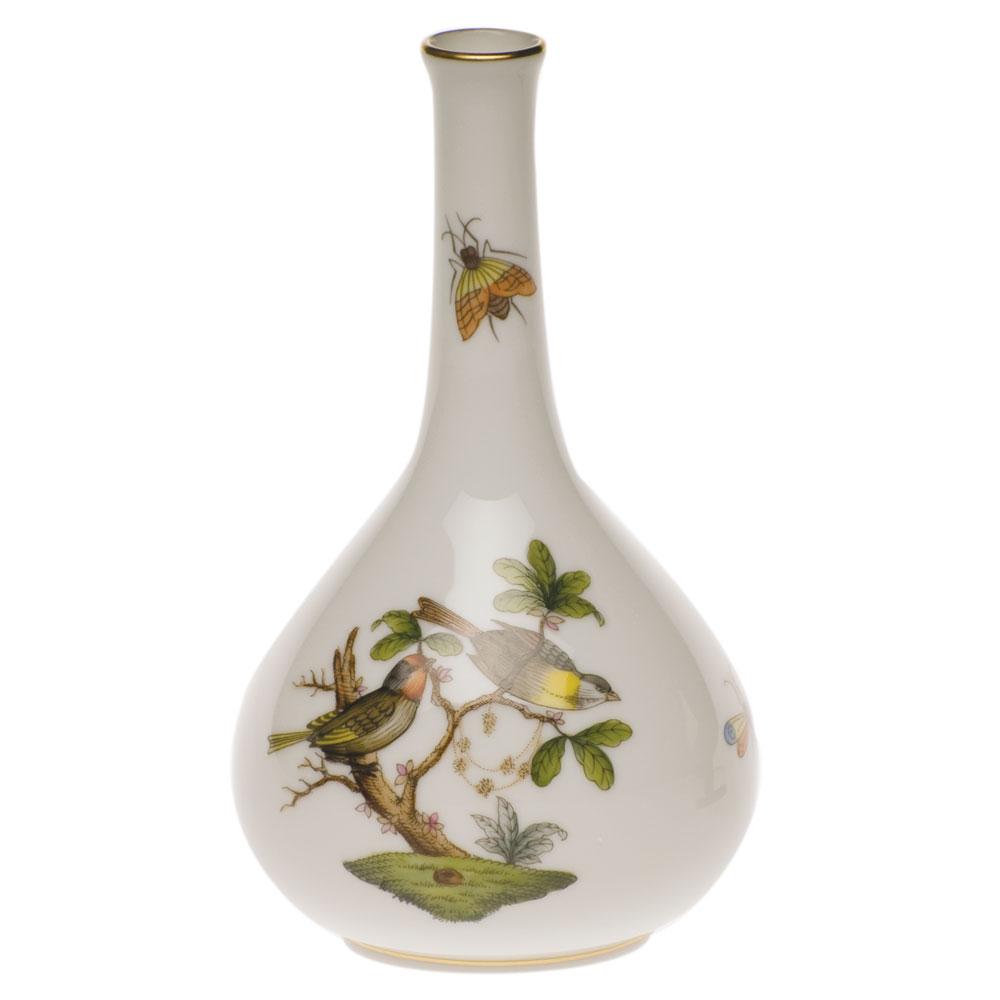 Medium-Sized Handmade Herend Bud Vase with Signature Design