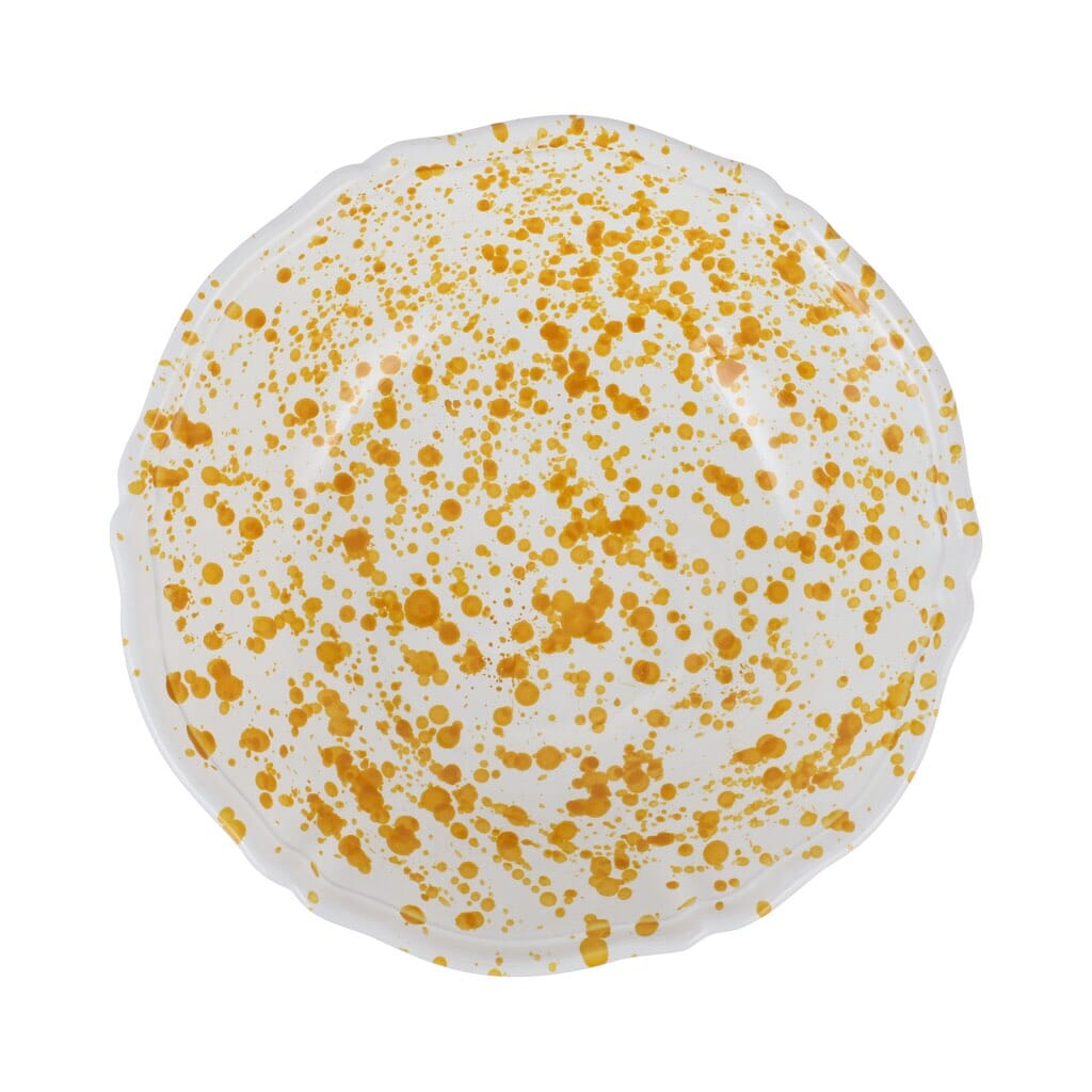 Vietri Amalfitana Colorful Splatter Design 12-Inch Serving Bowl